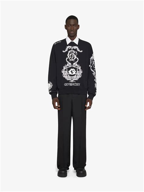 givenchy quarter zip|givenchy crest sweatshirt sale.